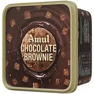 Amul Ice Cream - Chocolate Brownie, 1 L Tub
